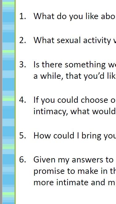 6 questions about sexual intimacy hot holy and humorous