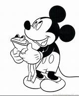 Coloring Pages Mickey Kissing Minnie Getcolorings sketch template