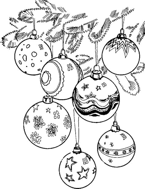 christmas balls coloring pages coloringpagescom