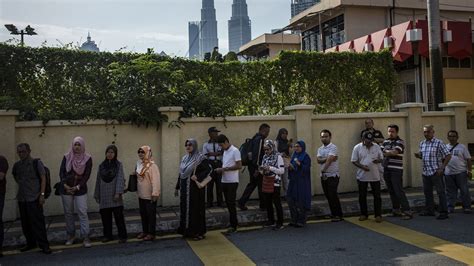 malaysian voters choice entrenched scandals or the old guard the
