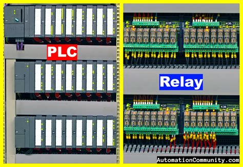 difference  plc  relay automation community