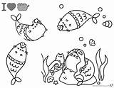 Pusheen Coloring Pages Mermaid Cat Beautiful Printable Print Line Drawing Color Kids Bettercoloring sketch template