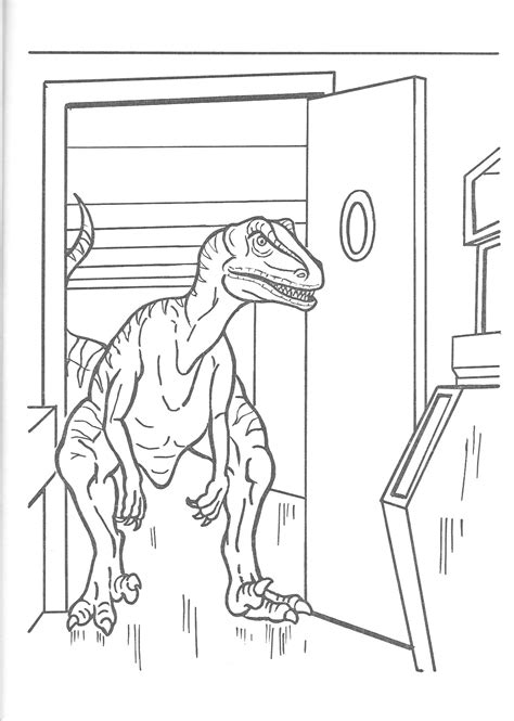 nice stock velociraptor blue jurassic world coloring pages