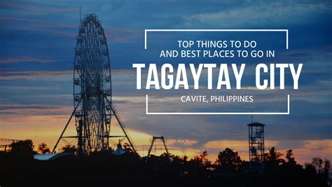 list  tagaytay tourist spots