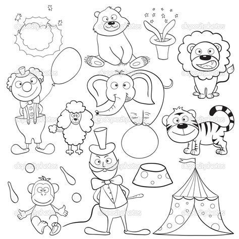 circus animals coloring sheet google search coloring books animal