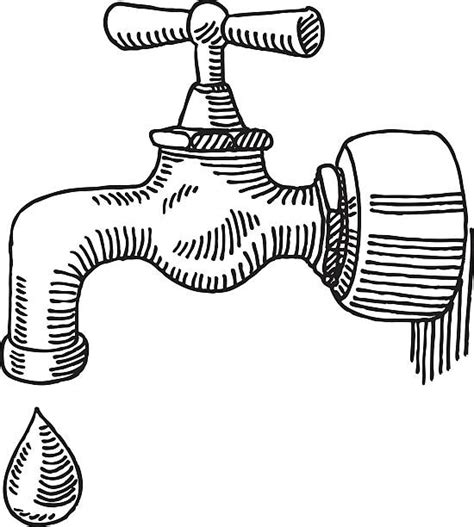 drawing   water tap illustrations royalty  vector graphics clip art istock