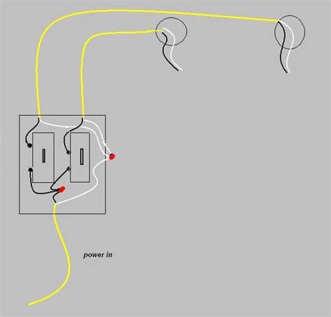 wire  light switches   lights   power supply diagram