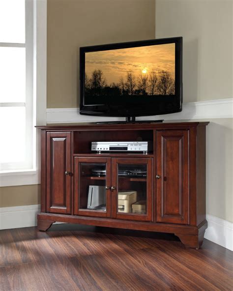 tall corner tv stand designs  images homesfeed