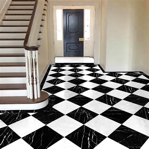 indulge  home  black marble floor tiles marble systems
