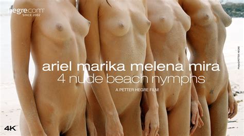 Ariel Marika Melena Mira 4 Nude Beach Nymphs