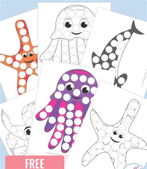 favorite  dot marker printables  dot art ideas