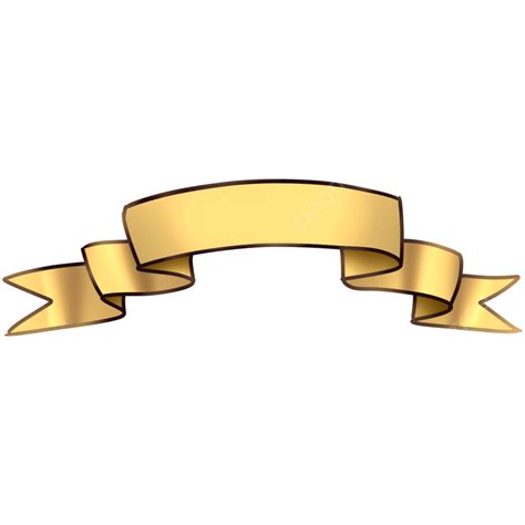 pita emas  bergelombang design golden ribbon png transparent
