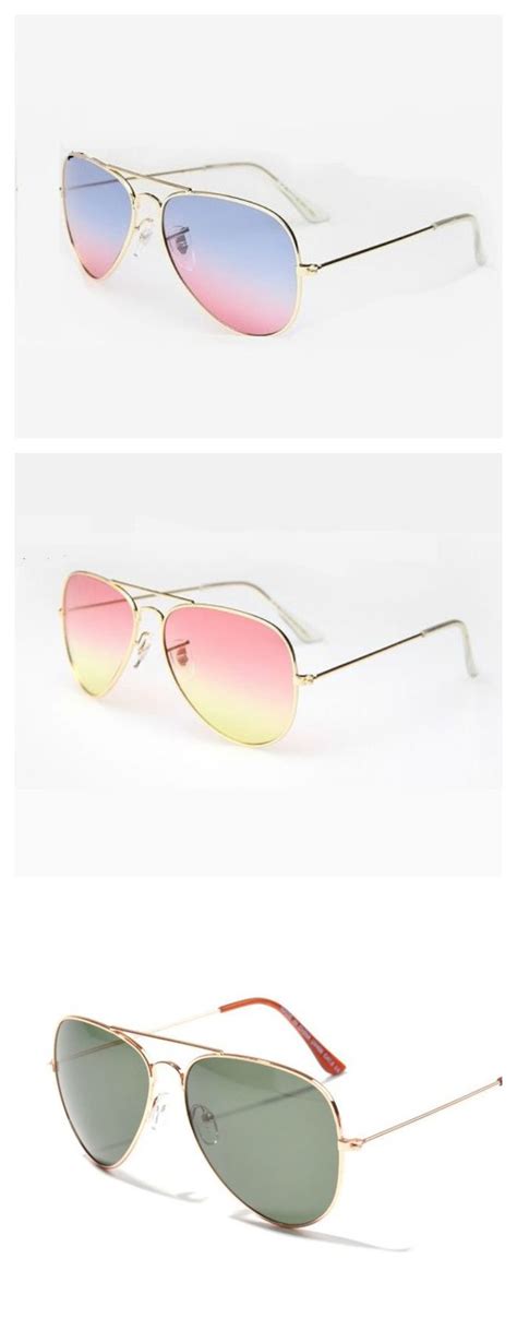pink yellow lenses aviator girl fashion sunglasses with images