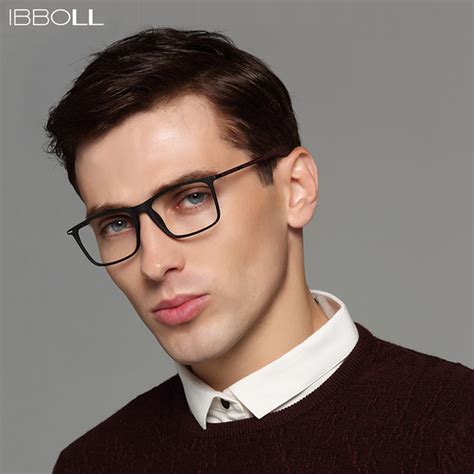 ibboll fashion eye glasses frames for men square optical glasses frame