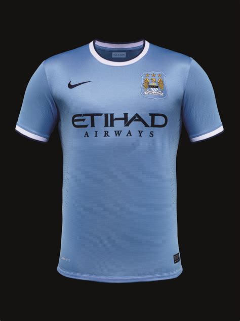 Manchester City Fc New Home Team Kit By Nike For 2013 14 Football