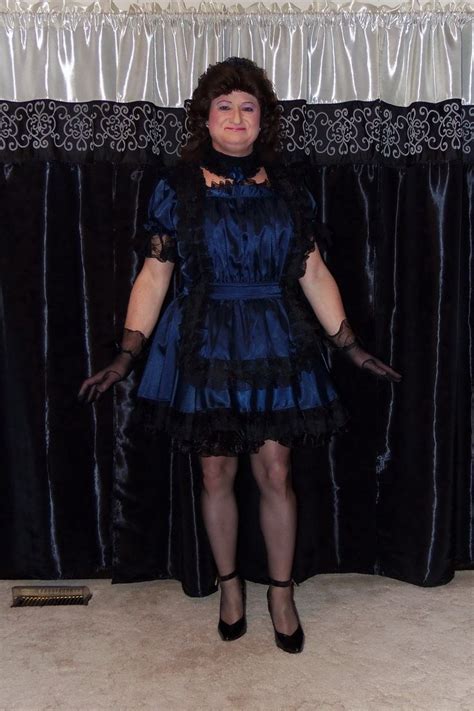 G2006 Satin Maid Dress