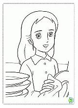 Coloring Sarah Dinokids Lovely Boone Sara Colorare Pages Template Close sketch template