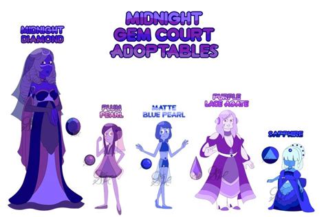Midnight Court Gem Adopts Closed By Orisodehime On Deviantart In
