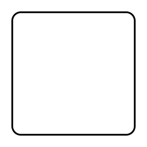 square rounded square transparent png svg vector file images