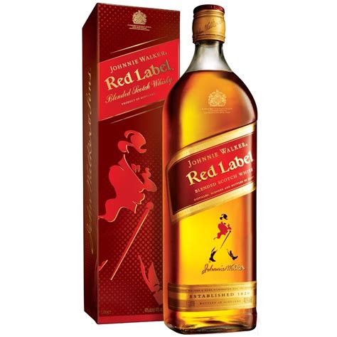 whisky johnnie walker red label  litro  caixa sp   em mercado livre
