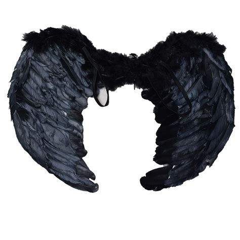 2019 black feather angel wings sexy dark angel costume