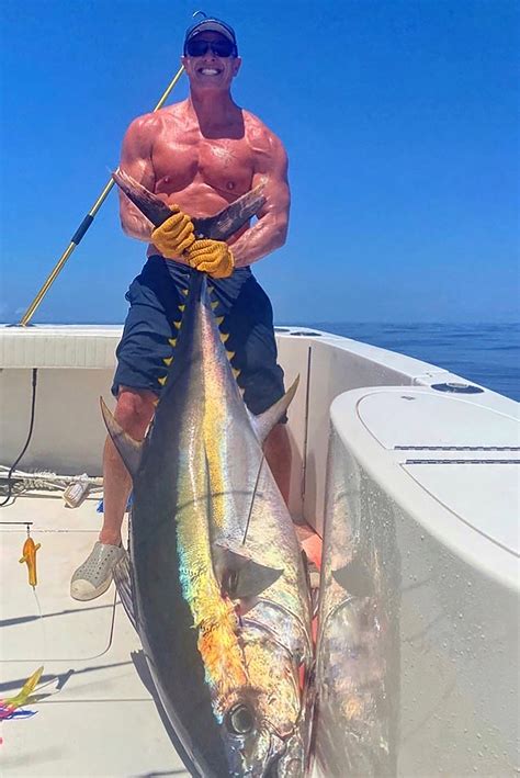 shirtless chris cuomo flaunts muscles  fishing thirst trap