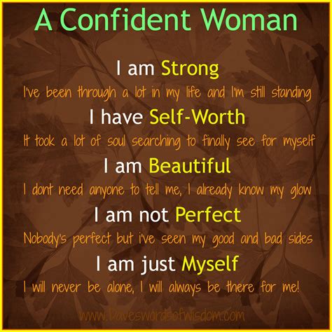 daveswordsofwisdomcom  confident woman