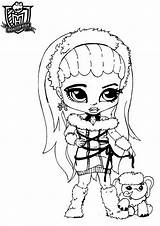 Monster High Coloring Pages Abbey Baby Getdrawings Abby Getcoloringpages Getcolorings sketch template