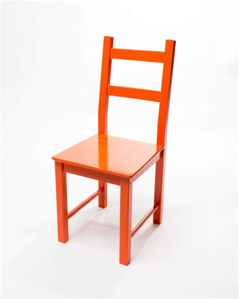 Ch121 Orange Cafe Chair Prop Rental Acme Brooklyn