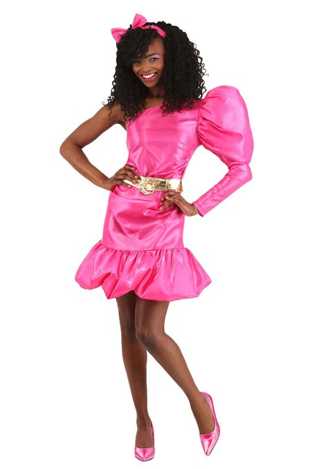 costumes reenactment theater 80 s glam pop star rock retro party pink