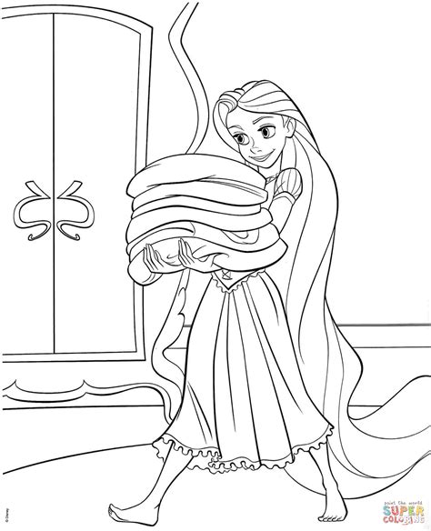 tangled rapunzel coloring page  printable coloring pages