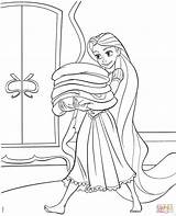 Rapunzel Coloring Tangled Pages Disney Princess Drawing Printable Supercoloring Book Kids Boys Tower Print Paper Getdrawings Frozen Anime sketch template