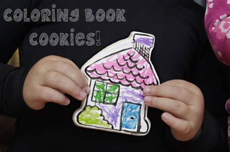 coloring book cookies  sweeter side  mommyhood