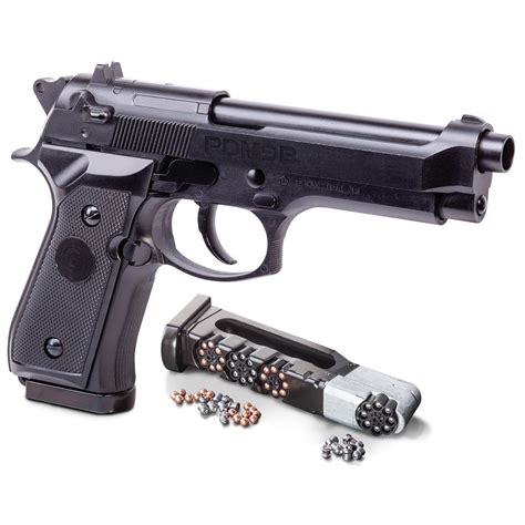 crosman pdmb dual ammo blowback pistol  caliber  powered  air bb pistols