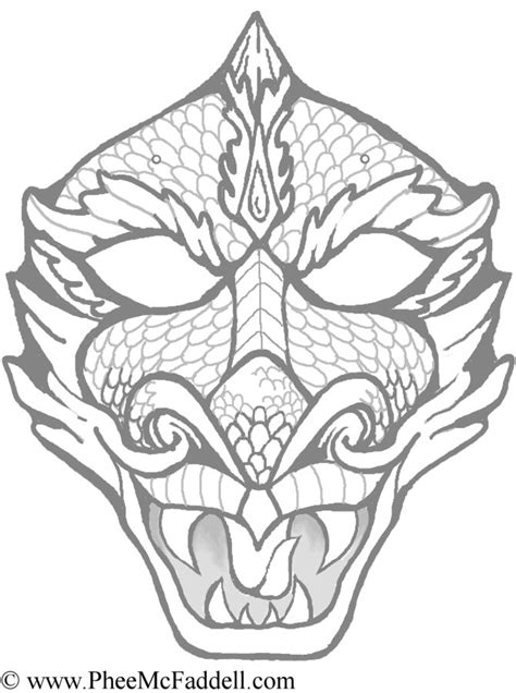 dragon mask coloring page dragon coloring page dragon mask dragon face