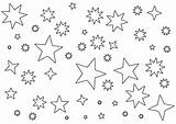 Star Coloring Pages Printable Pattern Colouring Patterns Kids Bootkidz Shape Paper sketch template