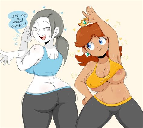 Jinu Jinusenpai Princess Daisy Wii Fit Trainer Wii Fit Trainer