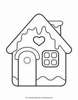 House Gingerbread Christmas Primarygames Pdf Coloring Pages Printable Games Online sketch template