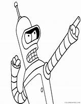 Coloring4free Futurama Coloring Pages Printable Related Posts sketch template