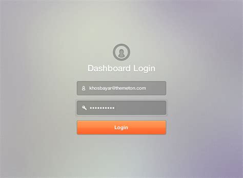 dashboard login  psd  freeimages