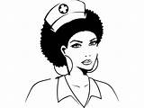 Nurse Dxf Nubian Lady Queen sketch template