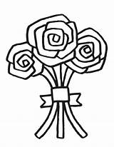 Coloring Wedding Pages Bouquet Printable Flowers Kids Cartoon Grayscale Flower Drawing Book Clipart Cliparts Bunch Fiesta Bouquets Colouring Clip Books sketch template