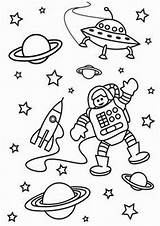 Space Coloring Pages Tulamama Print sketch template