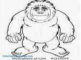 Bigfoot Coloring Pages Sasquatch Drawing Finding Kids Getcolorings Printable Getdrawings Print Comments sketch template