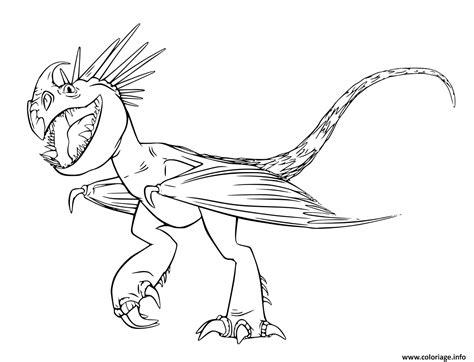 coloriage baby nadder dragon jecoloriecom