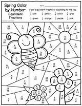 Color Number Spring Fractions Multiplication Multiples Factors Math Numbers Worksheets Grade Teacherspayteachers Fun Activities Subject Choose Board sketch template