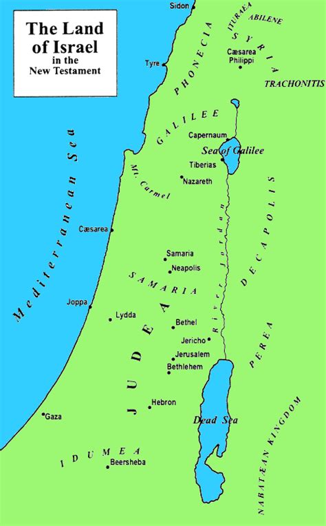the land of israel in new testament times