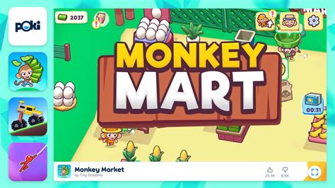 monkey mart play   poki youtube