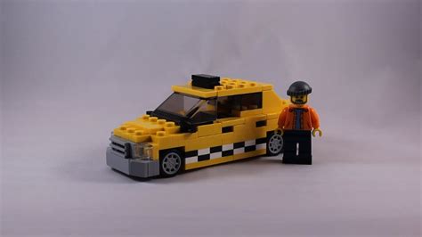 custom lego vehicle taxi cab youtube
