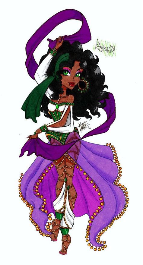 64 Best Disney Esmeralda Art Images On Pinterest Disney